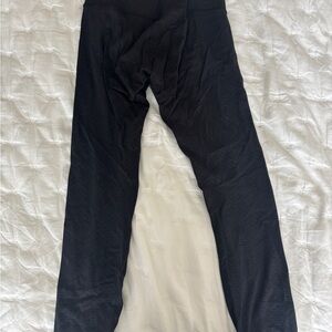 Black textured Lululemon Leggings